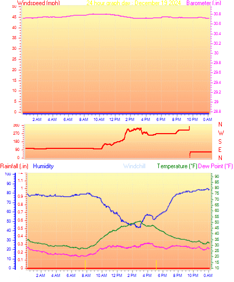 24 Hour Graph for Day 19